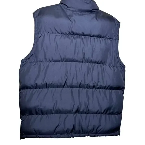 US POLO ASSN MENS PUFFER VEST BLACK AND BLUE SIZE M - Picture 4 of 6
